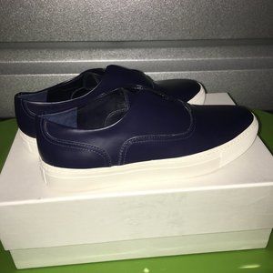 New Vince Nelson Leather Slip-On Sneakers